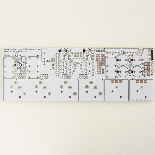 Bruno Putzey's Minimalist Balanced Preamplifier Board (PCB only, no parts)